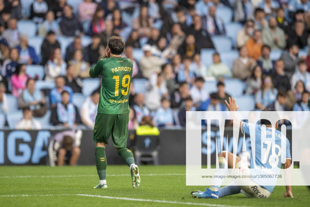 R.C. Cleta versus Real Betis Balompie; LA Liga EA Sports,matchday 10 Troy Parrott of Rel Betis rues during the matchday 10 of LA Liga EA Sports R.C. Celta versus Real Betis on Octuber 25 2026 at Abanca Balaidos Stadium; Vigo Vigo Pontevedra Spain