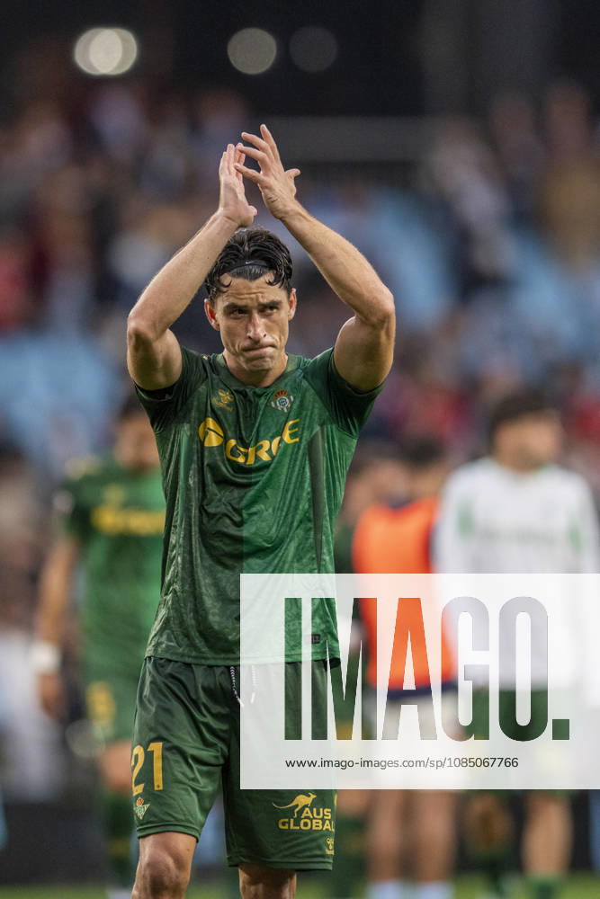 R.C. Cleta versus Real Betis Balompie; LA Liga EA Sports,matchday 10 Marc Roca of Real Betis during the matchday 10 of LA Liga EA Sports R.C. Celta versus Real Betis on Octuber 25 2026 at Abanca Balaidos Stadium; Vigo Vigo Pontevedra Spain