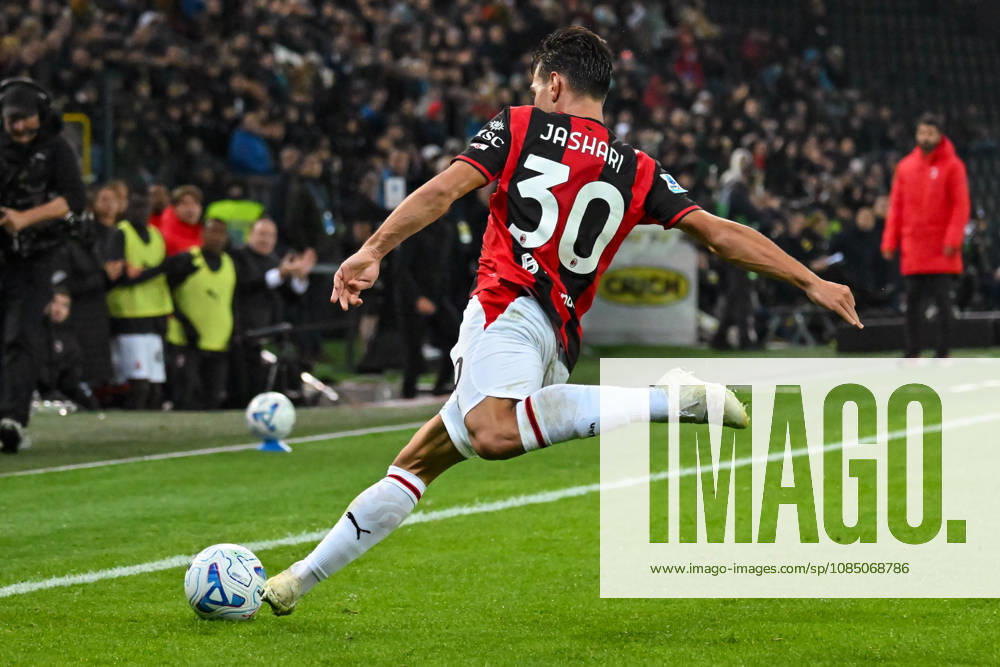 IPA90182908 - A shot of Milan s Ardon Jashari during the Udinese Calcio vs. AC Milan Italian Serie A soccer match in Udine, Italy, on October 25, 2026