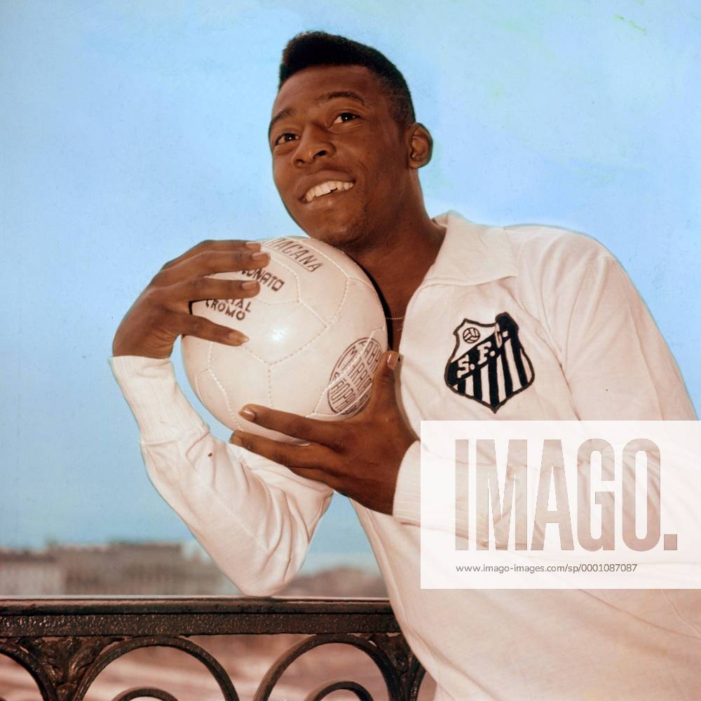 Pele (FC Santos) Fußball Herren Saison 1963 1964, 1. Brasilianische Liga, Shooting, Fotoshooting, Fototermin, Porträt Santos
