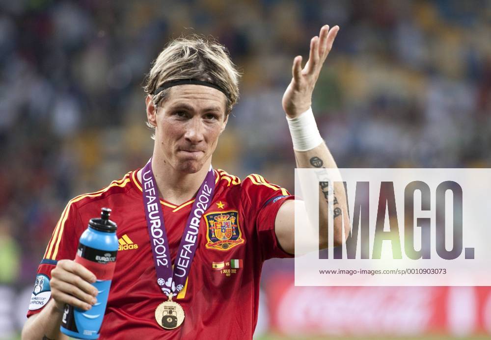 Fernando TORRES (ESP) UEFA Fussball Europameisterschaft 2012, Finale: Spanien - Italien in Kiew, Ukraine am 01.07.2012,