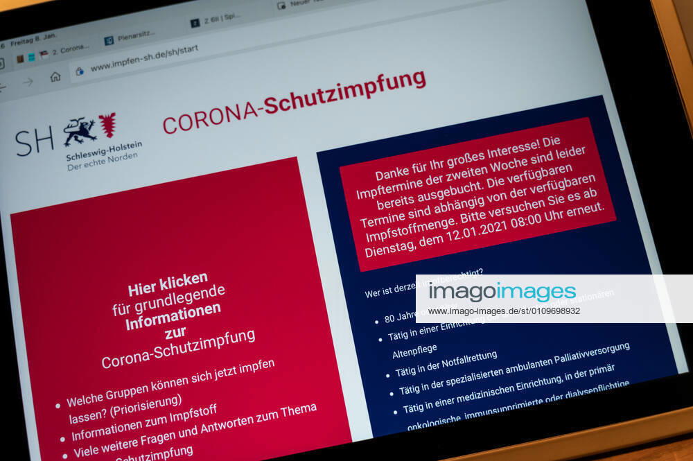 Kiel 11. Jan. 2021 Die neue Lieferung des Corona-Impfstoffes für das Impfzentrum Kiel ist eingetroffen. Ab morgen den 12. Jan. 2021 können wieder Termine telefonisch oder per Internetportal für die Gruppe der über 80ig-jährigen vergeben werden.