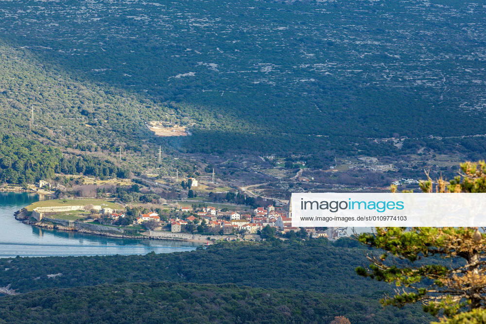PXL_Osorscica mountain Photo taken on Jan. 12, 2021 show Osorscica mountain , Losinj Island, Croatia. Osorscica mountain spreads along the northern part of the island of Losinj from Cunski to Osor, and it is about 20 kilometres long. It is the first mountain on the islands of Adriatic to have attracted visitors, heir to the Austro-Hungarian throne Rudolf Habsburg was surely one of the first, having climbed Osorscica in 1887. Osorscica is well-known for many caves and the most famous are St. Gaudentius cave, located below the peak Televrina on the eastern side, and Vela Jama on the western side of Televrina. It is about 40 metres deep and remains of people were found here from about 10.000 years ago. SreckoxNiketic PIXSELL