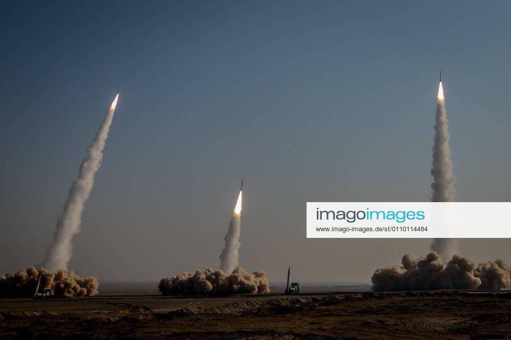 In this photo released on Saturday, Jan. 16, 2021, by the Iranian Revolutionary Guard, missiles are launched in a drill in Iran. Irans paramilitary Revolutionary Guard conducted a drill Saturday launching anti-warship ballistic missiles at a simulated target in the Indian Ocean, state television reported, amid heightened tensions over Tehrans nuclear program and a U.S. pressure campaign against the Islamic Republic. Iran - ZUMAi98_ 20210116_zih_i98_006