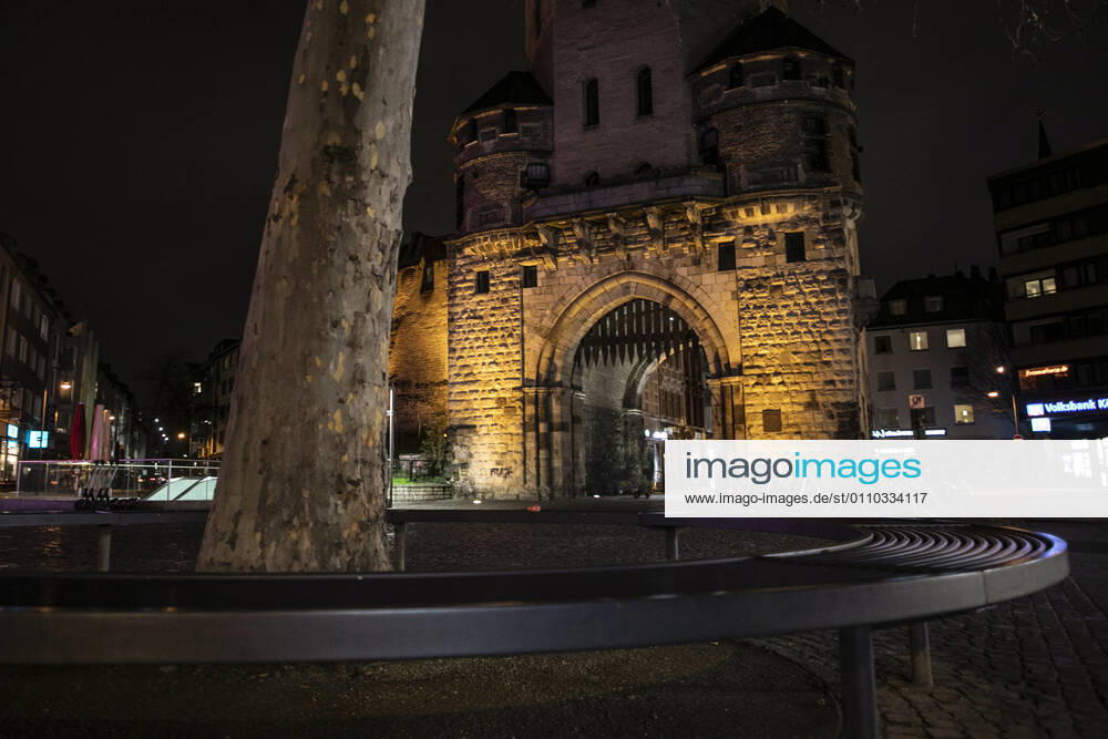 Ausgangssperre Corona Lockdown Köln Deutschland 18.01.2021 Chlodwigplatz Köln