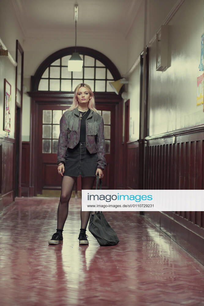RELEASE DATE: TV Series (2019-) season 3 TITLE: Sex Education STUDIO: CREATORS: Laurie Nunn PLOT: A teenage boy with a sex therapist mother teams up with a high school classmate to set up an underground sex therapy clinic at school. STARRING: EMMA MACKAY as Maeve Wiley. Wales United Kingdom - ZUMAl16_ 20210122_sha_l16_172