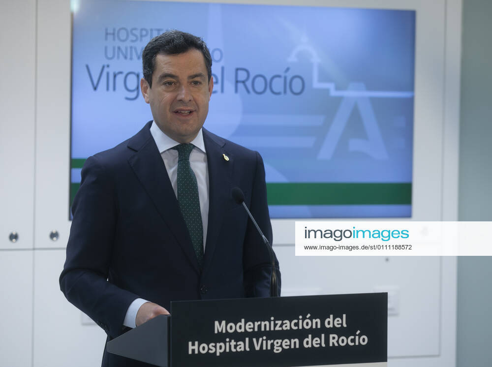 The President of the Junta de Andalucia, Juanma Moreno, during his visit to the new facilities of the Virgen del Rocio Children s Hospital. In Seville (Andalusia, Spain), 27 January 2021. 27 JANUARY 2021 Maria JosÃ Lopez LagenciaEP 01 27 2021 Seville (Andalusia) Seville (Andalusia) Spain