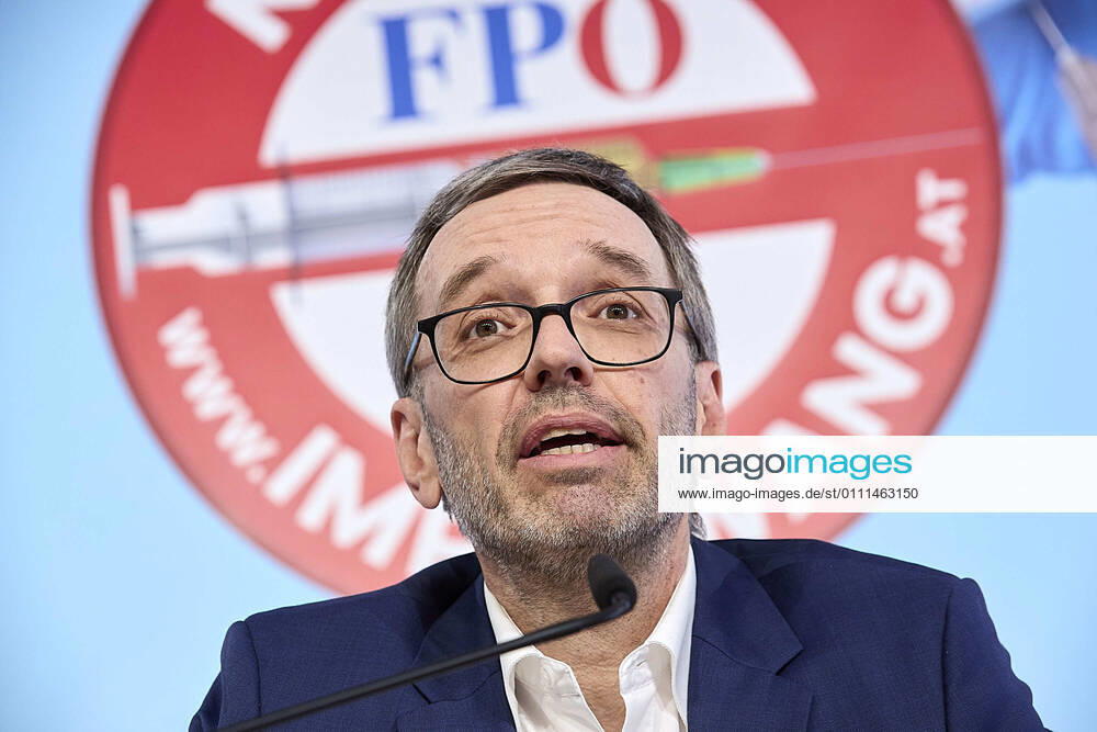 - Wien 30.01.2021 - Coronavirus-Krise - Heute am Vormittag gab es im FPÖ-Medienzentrum eine Pressekonferenz des FPÖ Klubobmanns Herbert Kickl zu den verbotenen Anti Corona Demonstrationen. Coronavirus crisis - Vienna (AUSTRIA) This morning there was a press conference by the FPÖ club chairman Herbert Kickl on the prohibited anti corona demonstrations in the FPÖ media center. FPÖ PK Kickl zu verbotenen Anti-Corona-Demonstrationen