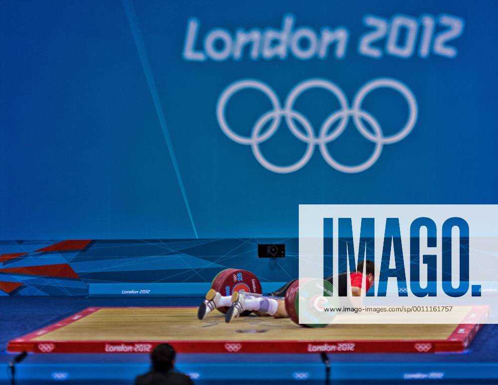 Matthias Steiner (GER) kann das Gewicht nicht halten. 07. August 2012 Olympischen Sommer Spiele