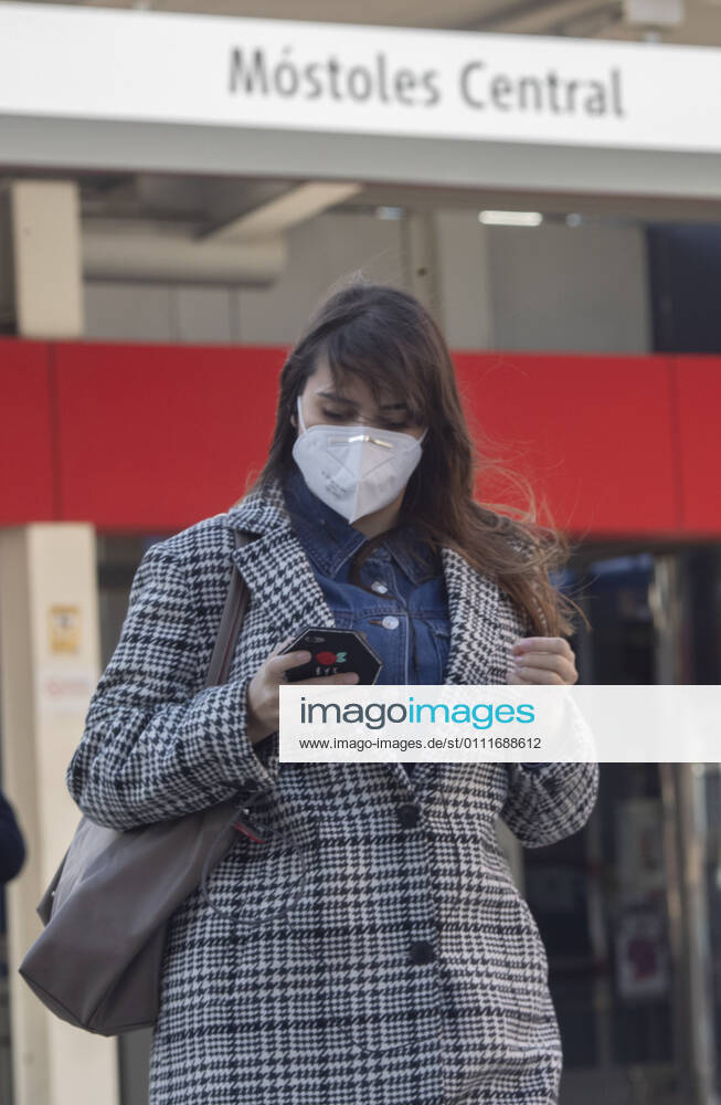 A woman waits to catch a train at Mostoles Central station on the same day that new restrictions come into force in the municipality by Covid-19, in Mostoles, Madrid, (Spain), on February 1, 2021. As of today in Madrid, 19 more Basic Health Zones (ZBS) are extended to those with restrictions, from which you can not enter or leave without good cause such as work or studies. These 19 are in addition to those already restricted previously, which is why at this moment there are a total of 71 basic health zones (ZBS) and 30 localities with restrictions in the region. 01 FEBRUARY 2021;MOSTOLES;RESTRICTIONS;COVID;CORONAVIRUS Eduardo Parra LagenciaEP 02 01 2021 Mostoles, (Madrid) Mostoles, (Madrid) Spain