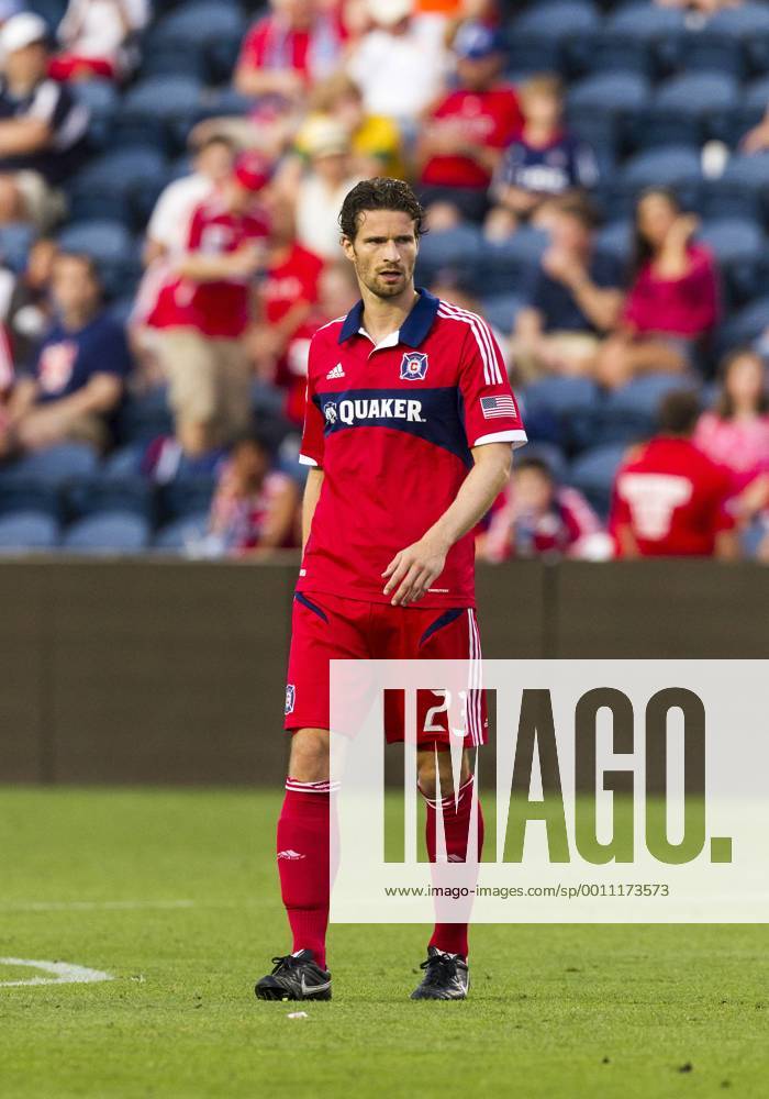 Aug. 5, 2012 - Bridgeview, Illinois, U.S - Chicago Fire defender ARNE FRIEDRICH, seen here during an MLS Fussball Herren USA match against Toronto FC at Toyota Park. MLS Fussball Herren USA 2012: Fire Defeats Toronto FC 2-1 - ZUMAt10