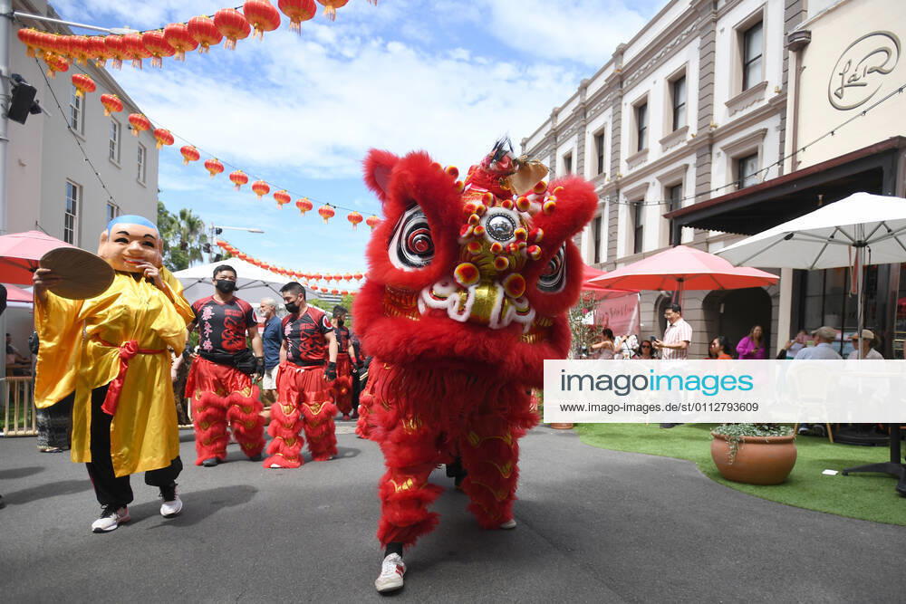 CHINESE NEW YEAR SYDNEY, A Traditional lion dance troupe as part of the Chinese New year in Sydney, Friday, February 12, 2021. ( NO ARCHIVING, , NO USE IN BOOKS WITHOUT CONSENT SYDNEY NSW AUSTRALIA