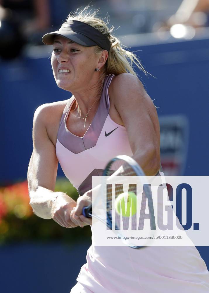 Maria Sharapova of Russia in Arthur Ashe Stadium at the BillieJean King National Tennis Center in New York City on August 31, 2012. NYP20120831134