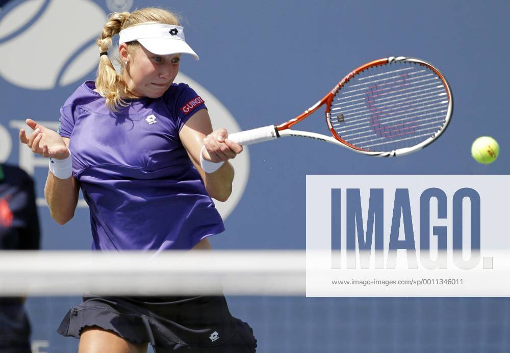 Ekaterina Makarova of Russia on day 6 in Arthur Ashe Stadium at the Billie Jean King National Tennis Center in New York City on September 1, 2012. NYP20120901116