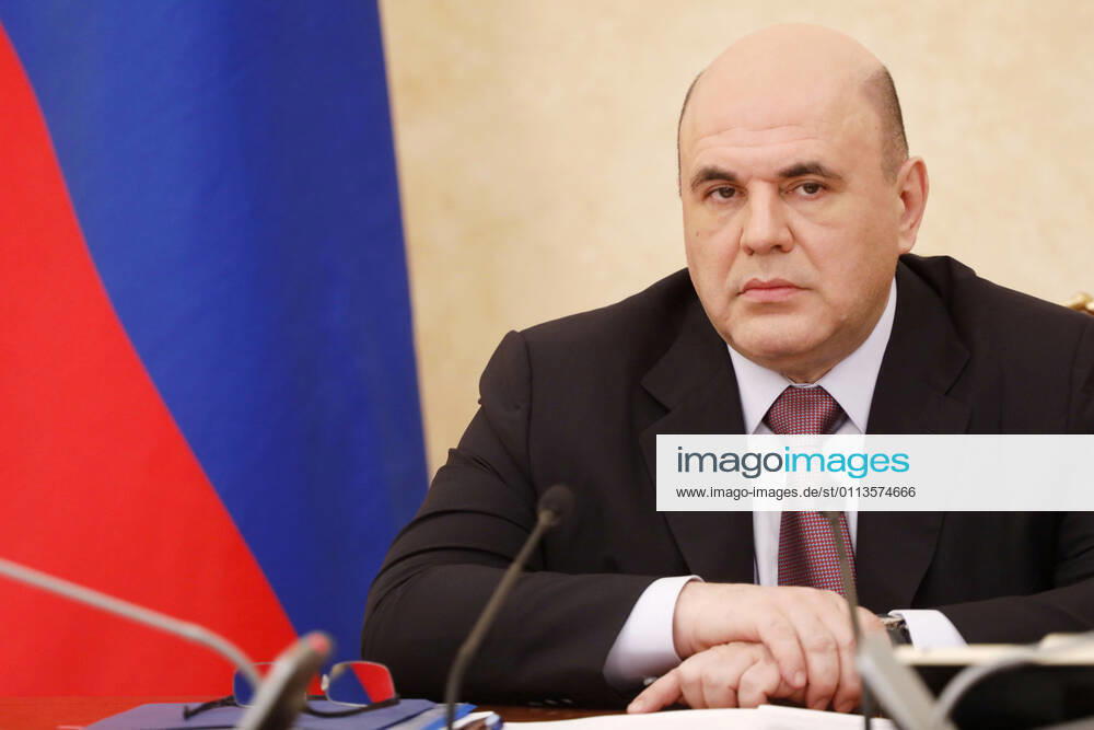 Russia s Prime Minister Mikhail Mishustin during a meeting on circulation of vaccines at the House of the Russian Government. Dmitry Astakhov POOL TASS TS0F749C