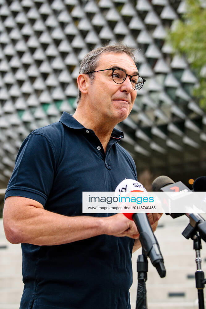 SA COVID19 VACCINE ROLLOUT, The Premier of South Australia Steven Marshall at a press conference at the Royal Adelaide Hospital in Adelaide, Monday, February 22, 2021. Australia will begin its roll out of the Pfizer coronavirus vaccine on Monday, the country s most complicated logistical exercise to date.( NO ARCHIVING, , NO USE IN BOOKS WITHOUT CONSENT ADELAIDE SA AUSTRALIA