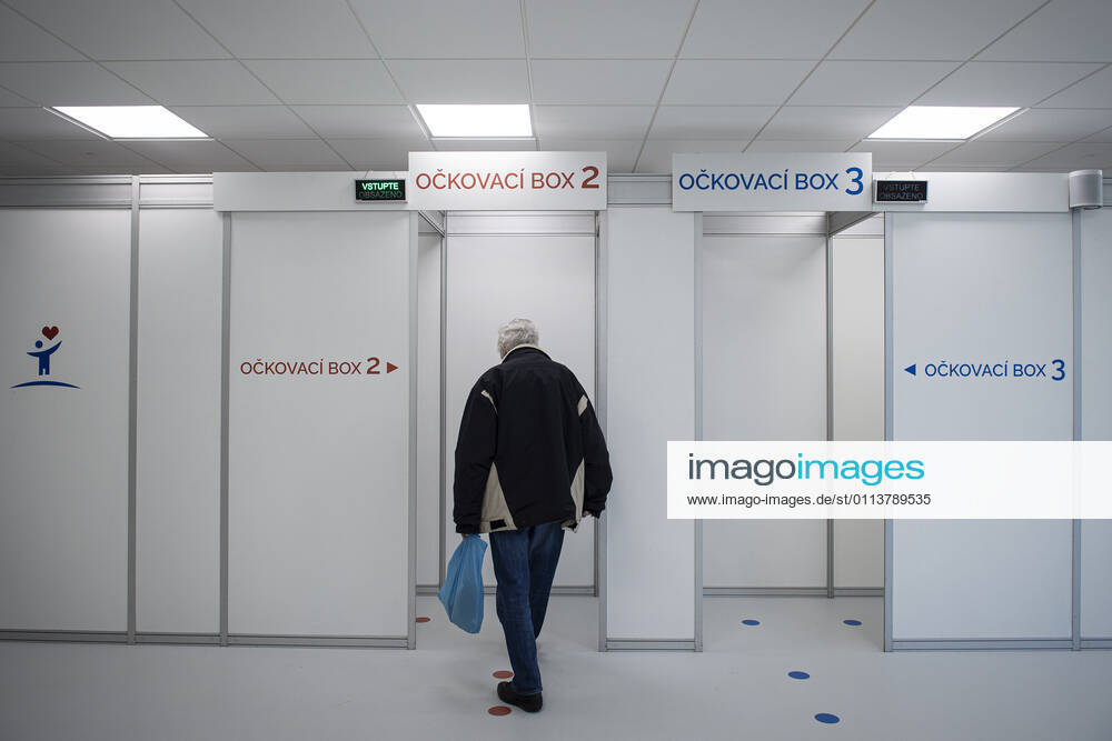 The large-capacity vaccination center against COVID-19 start operation on February 22, 2021, in Liberec, Czech Republic. In the Czech Republic continues vaccination of seniors against coronavirus. (CTKxPhoto RadekxPetrasek) CTKPhotoP202102220346401 PER 10