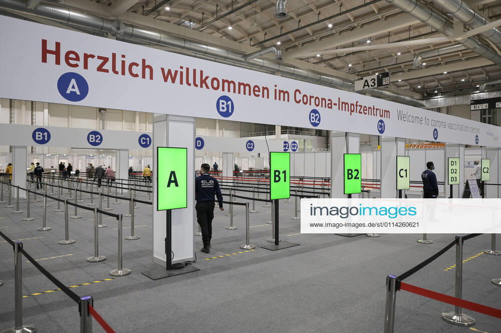 GERMANY, corona virus GERMANY, Hamburg, corona pandemic, largest vaccination center in Germany, for daily max 7000 people