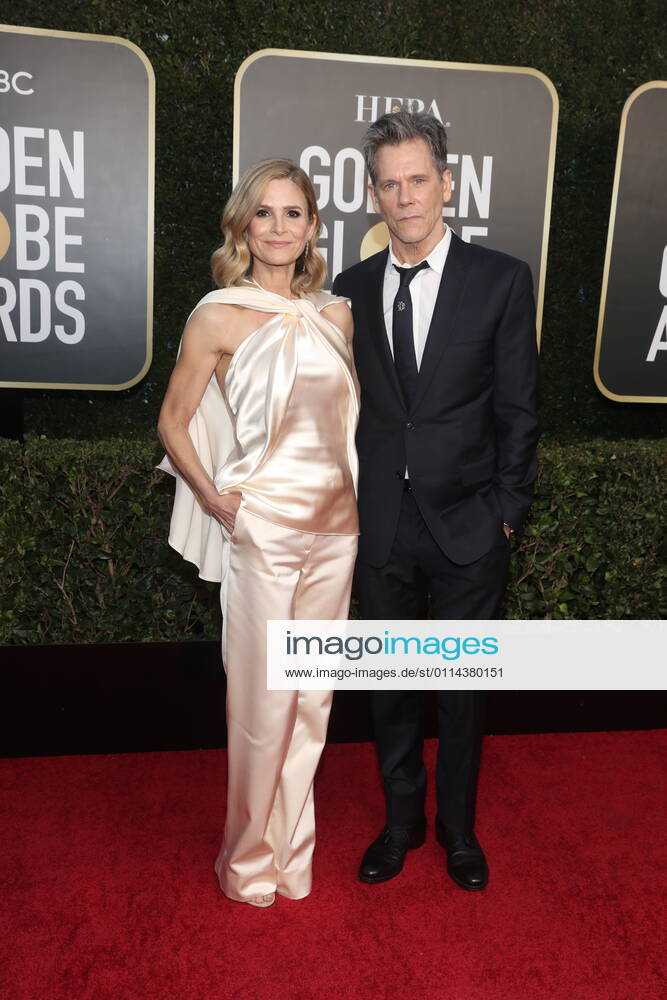 (l-r) Kyra Sedgwick and Kevin Bacon arrive to the 78th Annual Golden Globe Awards held at the Beverly Hilton Hotel. Beverly Hills USA - ZUMA14.J 20210228_mda_z03_244