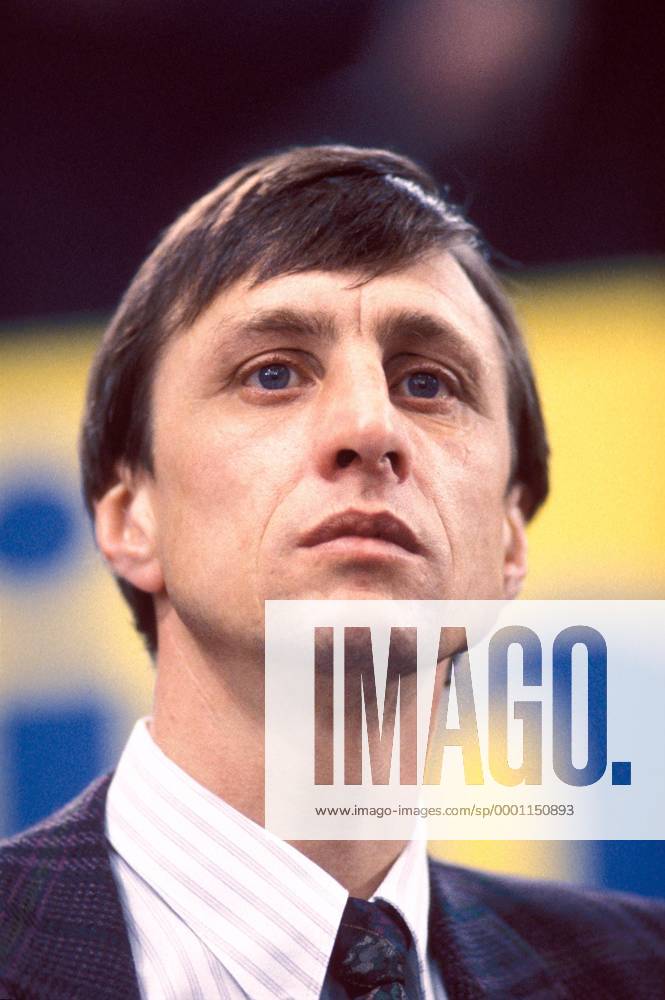 Trainer Johan Cruijff (FC Barcelona) Fußball Herren Primera Division 1991 1992, 1. Spanische Liga, CF Barcelona, Barca Porträt Aufnahmedatum geschätzt Barcelona, Cruyff