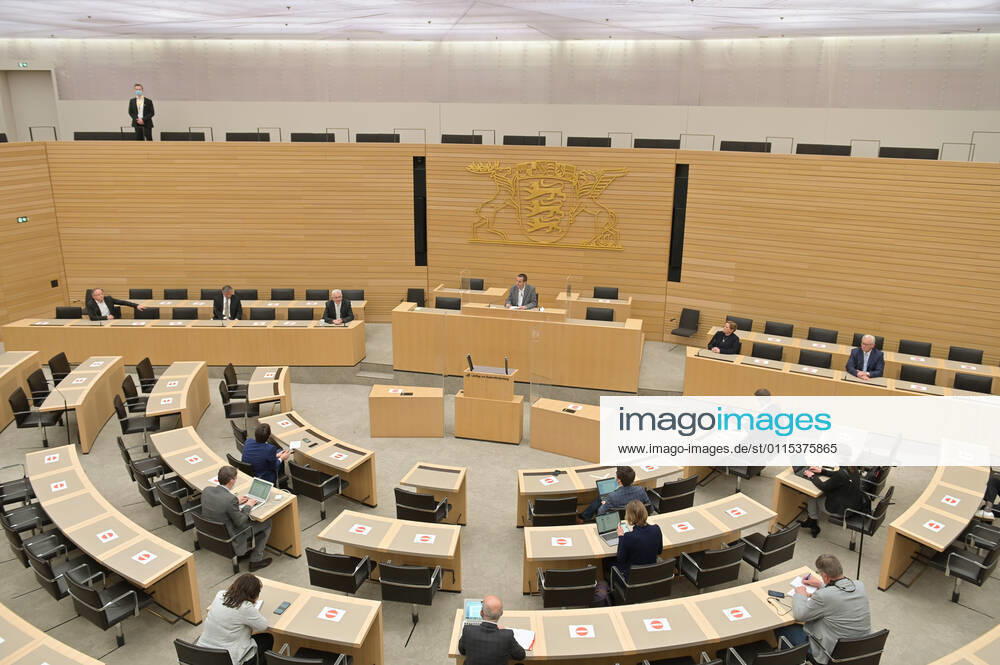 Landtagswahlen 2021 Baden Württemberg Wahlveranstaltung im Landtag von Baden-Württemberg in der Landeshauptstadt Stuttgart. Beginn der LPK. Stuttgart Landtag von Baden-Württemberg Baden-Württemberg Germany