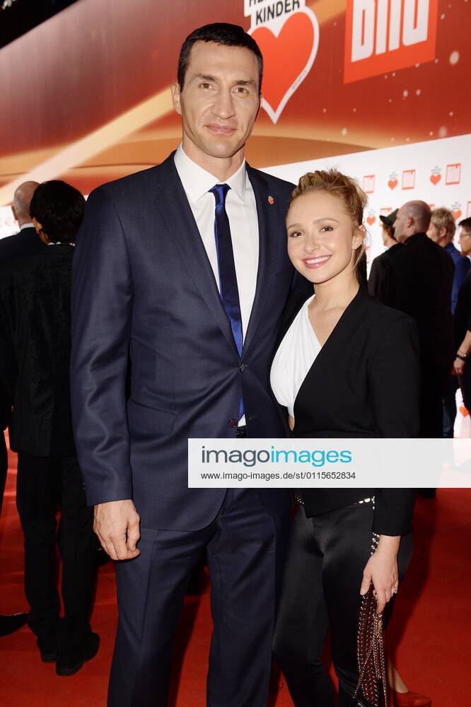 Hayden Panettiere und Wladimir Klitschko bei der Party der TV-Spendengala - Ein Herz fuer Kinder - 2015 im Hangar 7 im ehemaligen Flughafengelaende des Flughafen Tempelhof in Berlin.