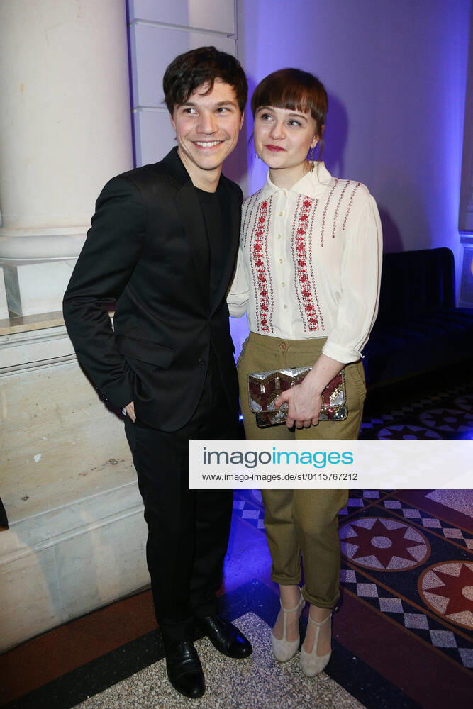 Lena Urzendowsky and Sebastian Urzendowsky bei der ARD Blue Hour im Museum für Kommunikation anlässlich der 68 Berlinale in Berlin.