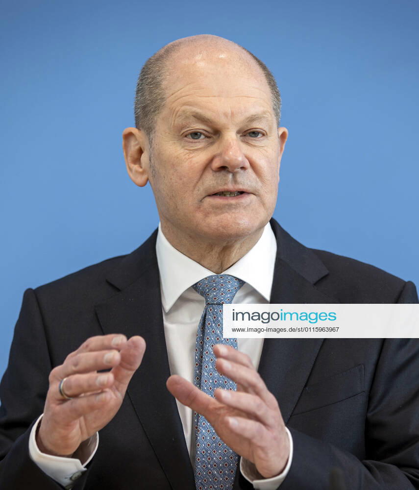 Bundesfinanzminister Olaf Scholz, SPD, in der Bundespressekonferenz. Berlin, 24.03.2021, Berlin Deutschland