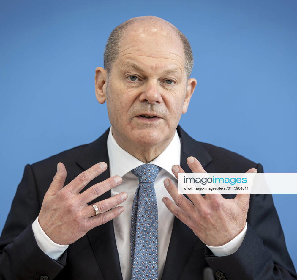 Bundesfinanzminister Olaf Scholz, SPD, in der Bundespressekonferenz. Berlin, 24.03.2021, Berlin Deutschland
