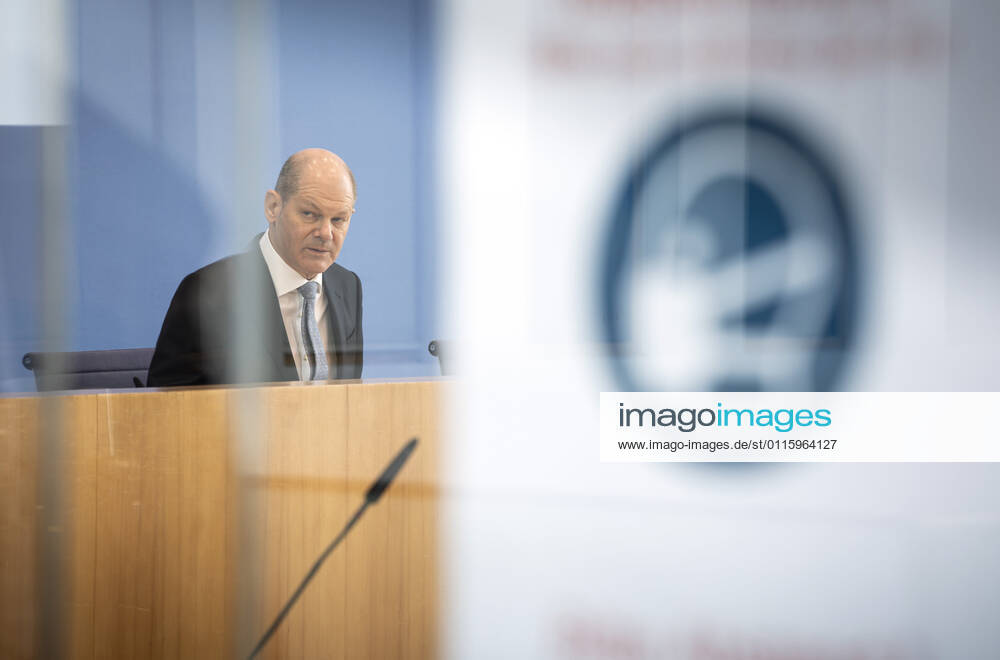 Bundesfinanzminister Olaf Scholz, SPD, in der Bundespressekonferenz. Berlin, 24.03.2021, Berlin Deutschland