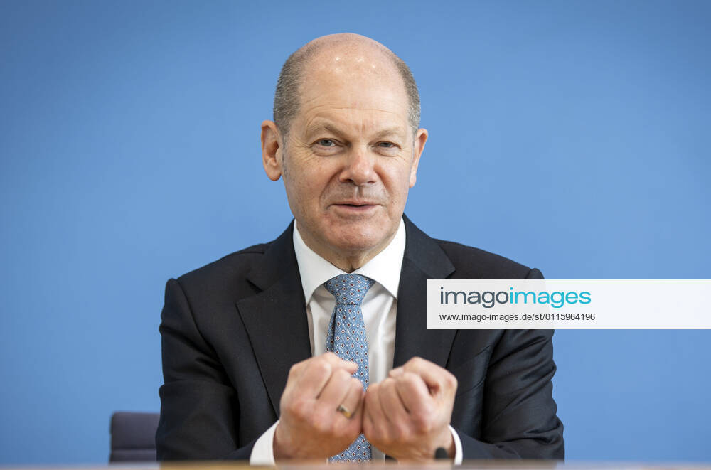 Bundesfinanzminister Olaf Scholz, SPD, in der Bundespressekonferenz. Berlin, 24.03.2021, Berlin Deutschland