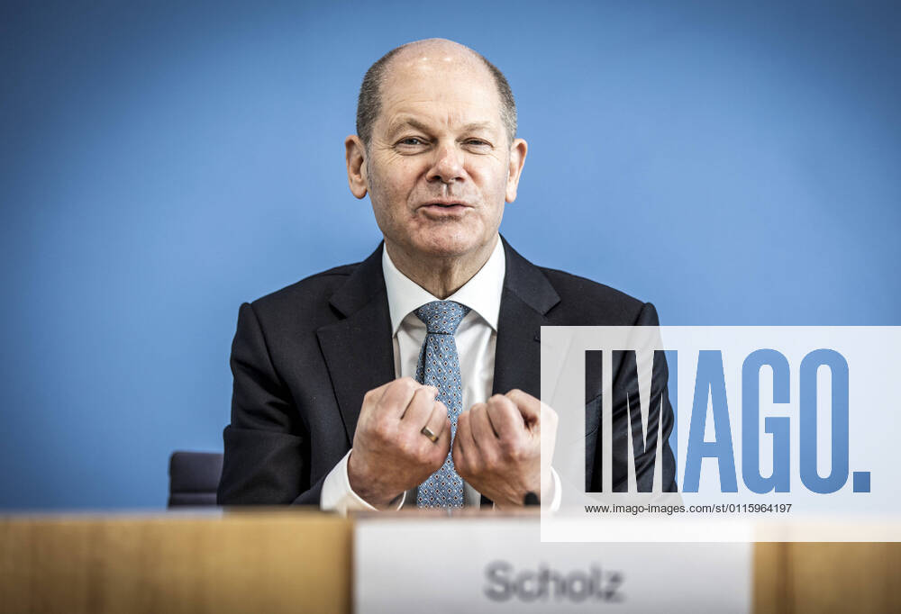 Bundesfinanzminister Olaf Scholz, SPD, in der Bundespressekonferenz. Berlin, 24.03.2021, Berlin Deutschland