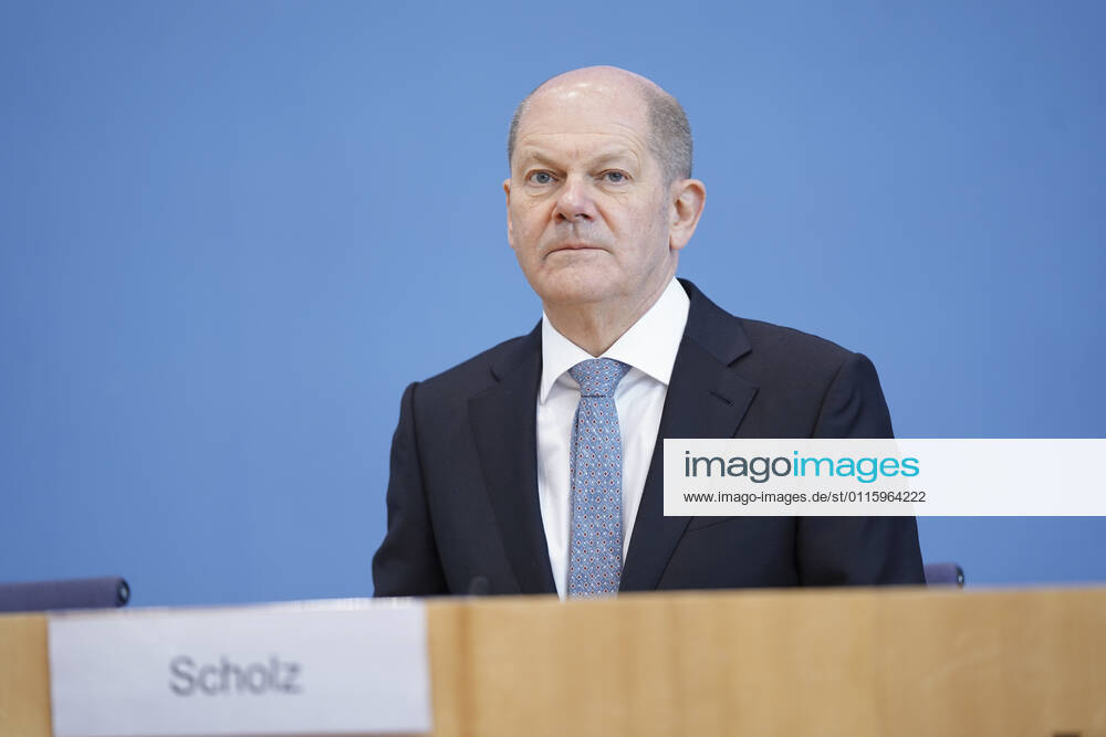 Bundespressekonfereenz, Eckwerte des Bundeshaushalts 2022 und Finanzplan 2025 mit Bundesfinanzminister Scholz Aktuell, 24.03.2021, Berlin, Bundespressekonferenz, Olaf Scholz, der deutsche Finanzminister bei der Vorstellung der Eckwerte des Bundeshaushalts 2022 und Finanzplan bis 2025 Berlin Berlin Deutschland