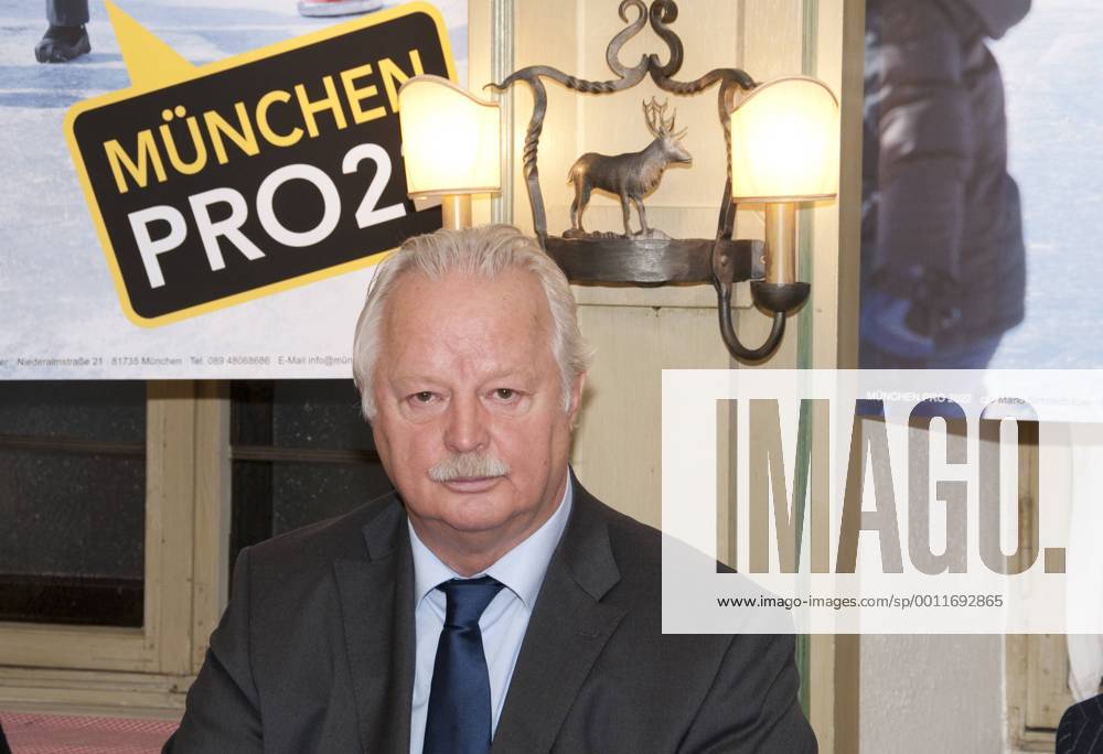 München,Presseinformation zu München PRO22 Olympische und Paraolympische Winterspiele 2022, Mario Schmidbauer CSU Stadtrat im Ratskeller