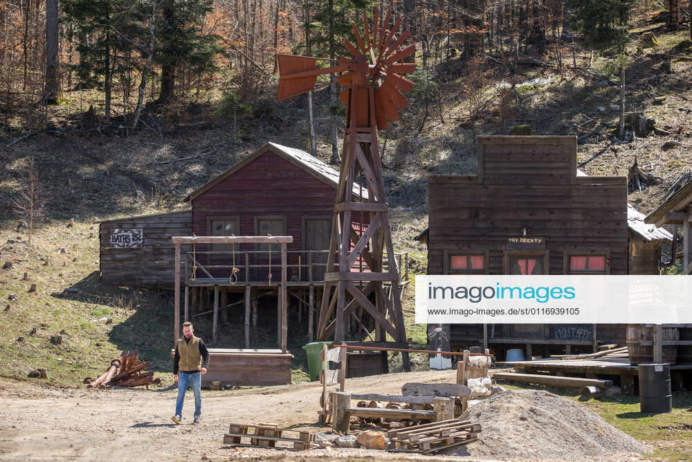 The famous cowboy village Roswell, located in the Municipality of Fužine, opened its doors to visitors The village of Roswell, where the film Winnetou was filmed, opened its doors to visitors in Fuzine, Croatia on April 24, 2021. NelxPavletic PIXSELL
