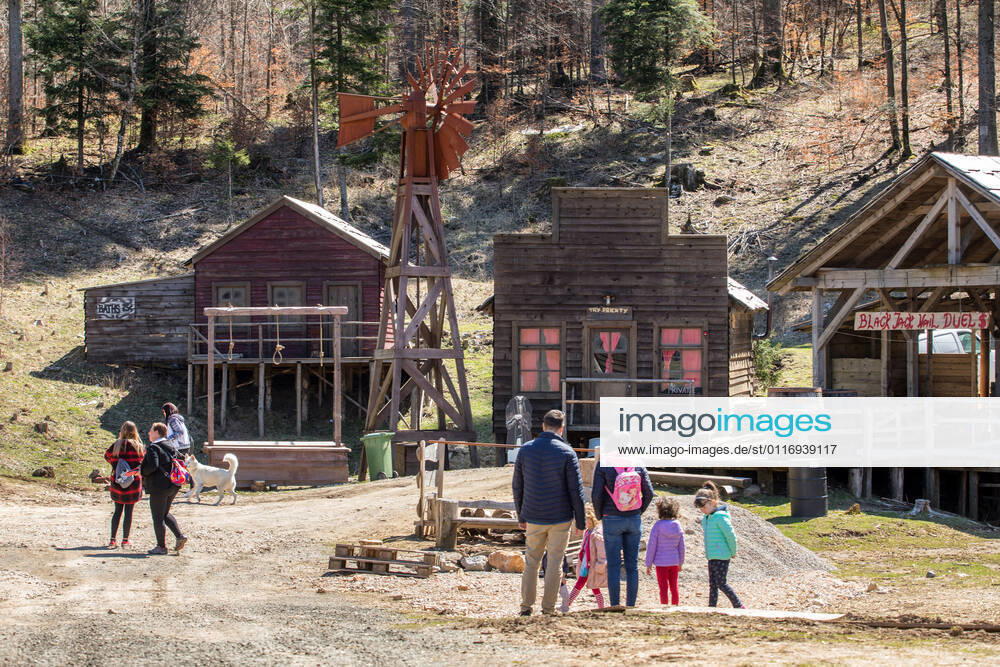 The famous cowboy village Roswell, located in the Municipality of Fužine, opened its doors to visitors The village of Roswell, where the film Winnetou was filmed, opened its doors to visitors in Fuzine, Croatia on April 24, 2021. NelxPavletic PIXSELL