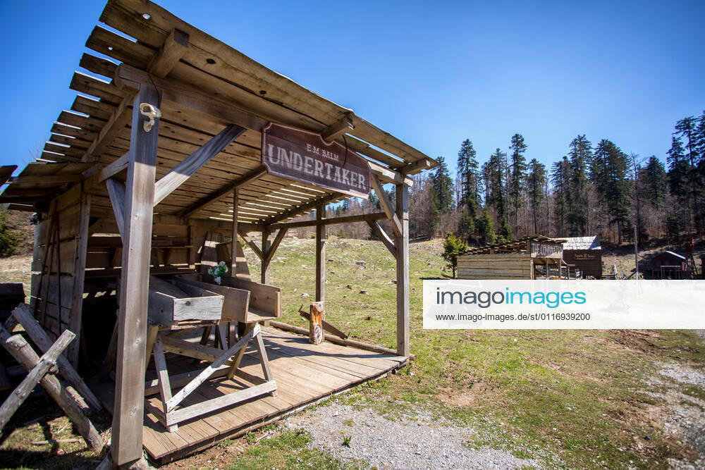 The famous cowboy village Roswell, located in the Municipality of Fužine, opened its doors to visitors The village of Roswell, where the film Winnetou was filmed, opened its doors to visitors in Fuzine, Croatia on April 24, 2021. NelxPavletic PIXSELL