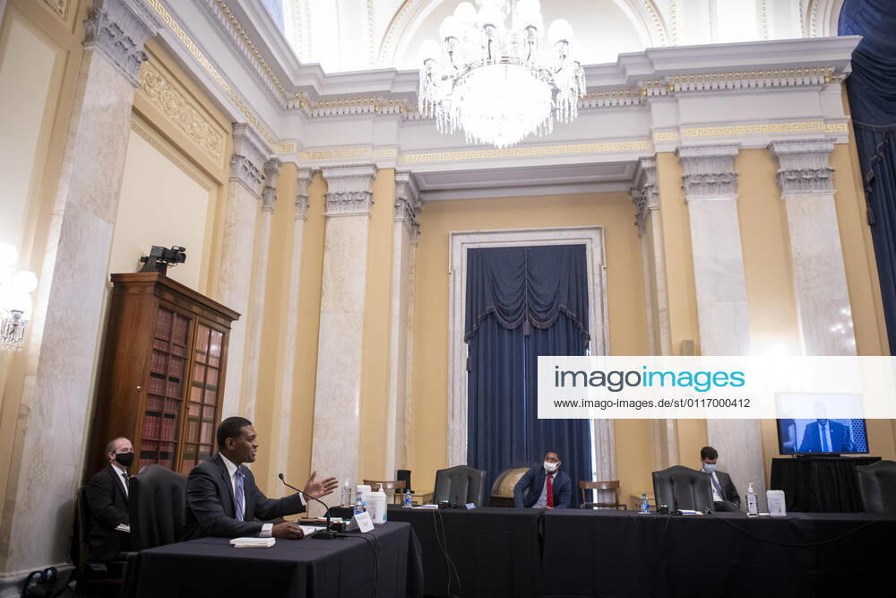 Michael S. Regan, Administrator, US Environmental Protection Agency, appears before a Senate Environment and Public Works hearing to examine the President s proposed budget request for fiscal year 2022 for the Environmental Protection Agency, in the Dirksen Senate Office Building in Washington, DC, Wednesday, April, 28, 2021. Credit: Rod Lamkey CNP Washington USA - ZUMAs152 20210428_zaa_s152_002