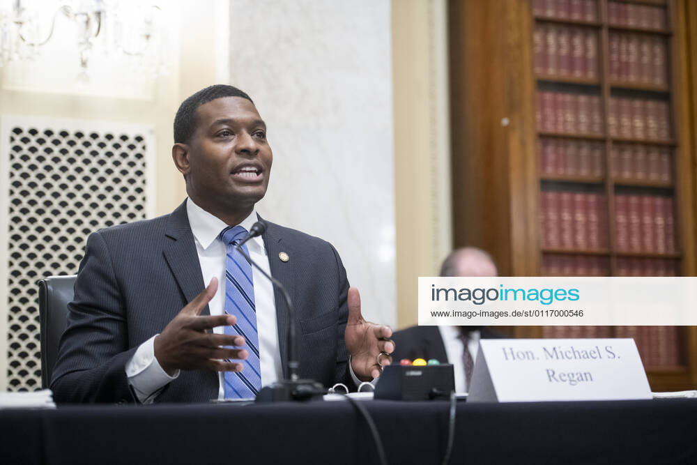 Michael S. Regan, Administrator, US Environmental Protection Agency, appears before a Senate Environment and Public Works hearing to examine the President s proposed budget request for fiscal year 2022 for the Environmental Protection Agency, in the Dirksen Senate Office Building in Washington, DC, Wednesday, April, 28, 2021.