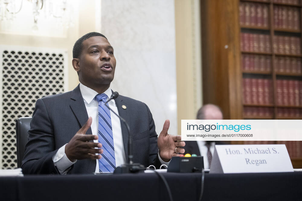 Michael S. Regan, Administrator, US Environmental Protection Agency, appears before a Senate Environment and Public Works hearing to examine the President s proposed budget request for fiscal year 2022 for the Environmental Protection Agency, in the Dirksen Senate Office Building in Washington, DC, Wednesday, April, 28, 2021.