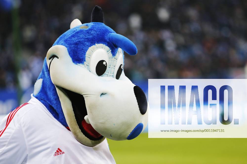 Football - soccer: first division germany, 1. Bundesliga 2012 2013, Hamburger SV (HSV) - 1. FSV Mainz 05, Maskottchen Dino Hermann (Hamburger SV) xPhilippxSzyzax ZWEIx