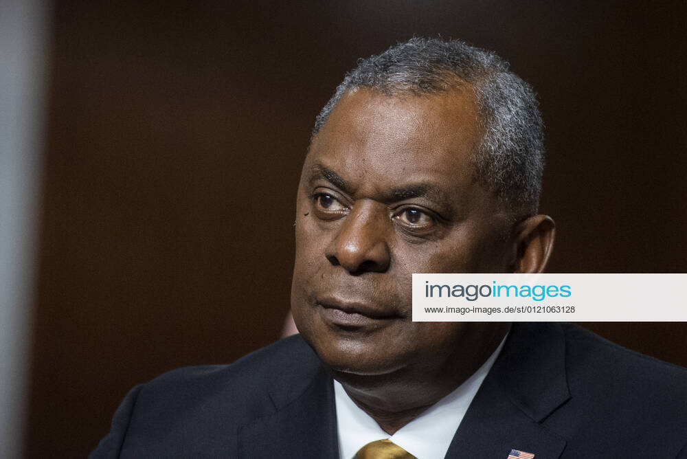US Secretary of Defense Lloyd Austin III, appears before a Senate Committee on Armed Services hearing to examine the Department of Defense budget posture in review of the Defense Authorization Request for fiscal year 2022, in the Dirksen Senate Office Building in Washington, DC, Thursday