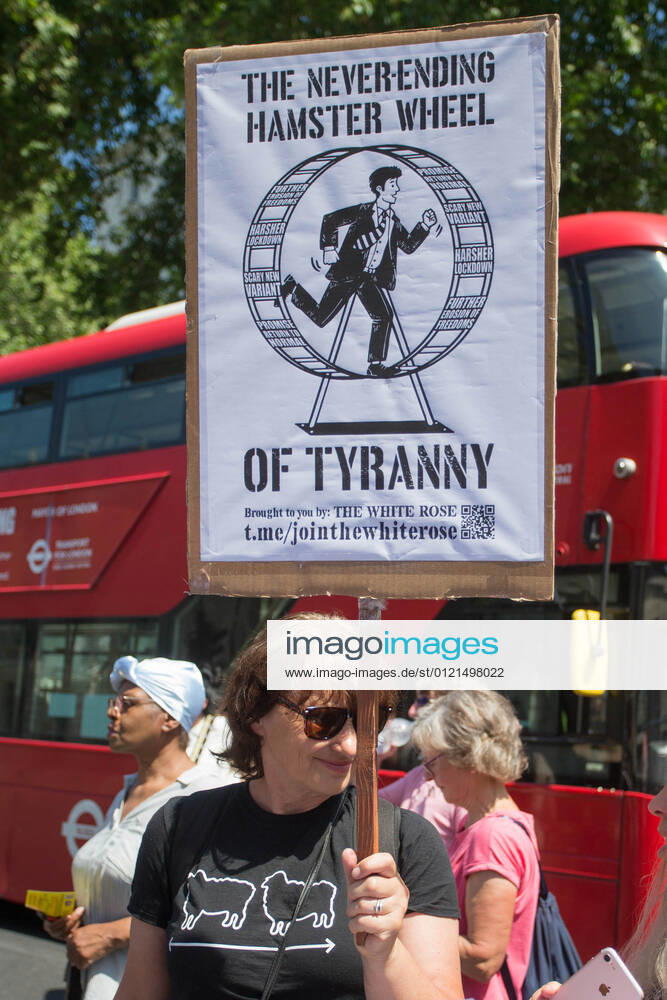 London, United Kingdom. Anti Lockdown Protest Westminster.