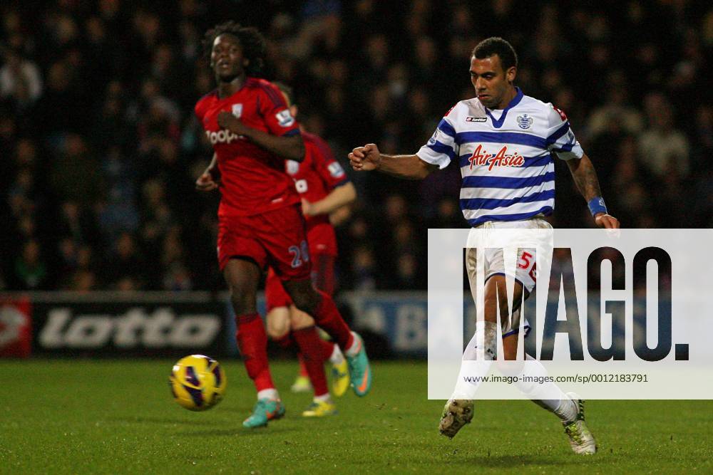 Football - 2012 2013 Premier League - Queens Park Rangers (QPR) vs West Bromwich Albion Anton Ferdinand of Queens Park Rangers (QPR) in action at Loftus Road Stadium