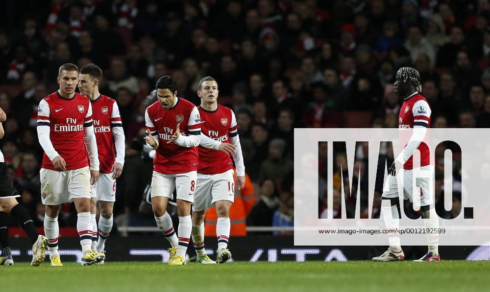 Arsenal s Mikel Arteta looks on dejected after conceding to make it 1-1..- Arsenal v Newcastle United - Barclays Premier League - the Emirates Stadium, London- 29 12 12 - Picture David Klein Sportimage .