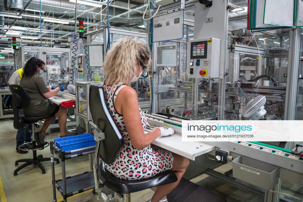 A part of a production plant of the Schneider Electric company is seen on June 17, 2021, in Pisek, Czech Republic. The multinational company manufactures electrical machines, devices and electronic equipment. (CTKxPhoto PetrxSkrivanek) CTKPhotoP2021061804203 SKR_012