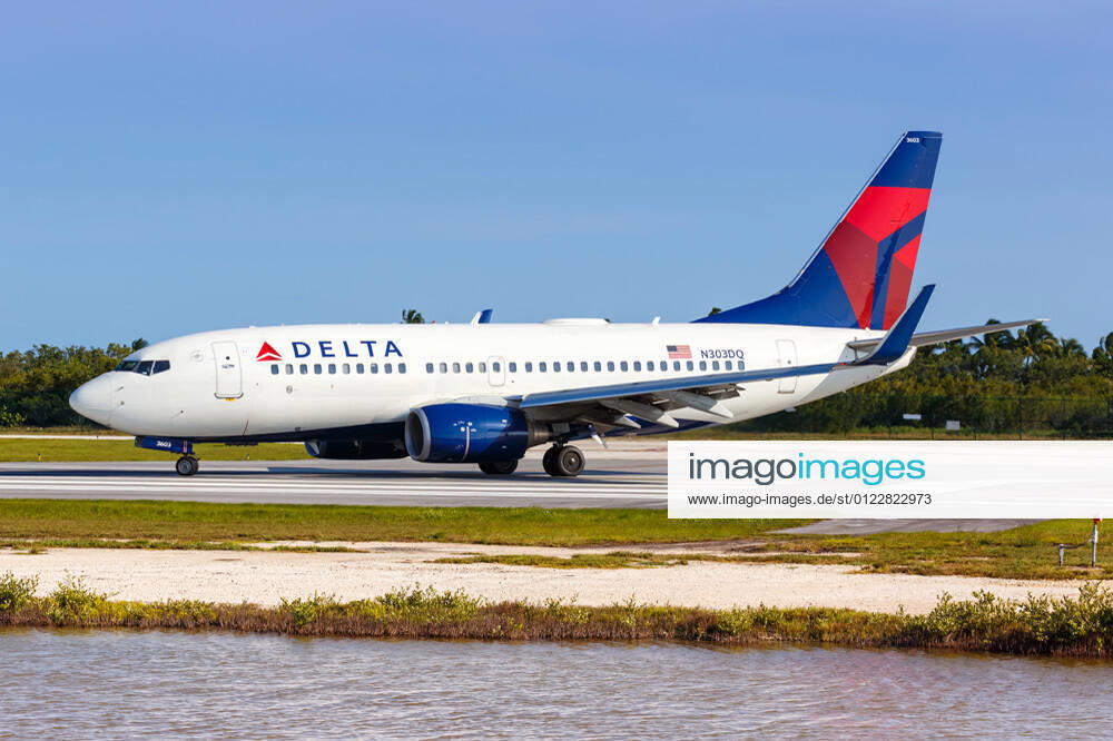 Atlanta, Vereinigte Staaten - 4 April 2019: Ein Boeing 737-700 Flugzeug der Delta Air Lines mit dem Kennzeichen N303DQ auf dem Flughafen Key West (EYW) in den Vereinigten Staaten