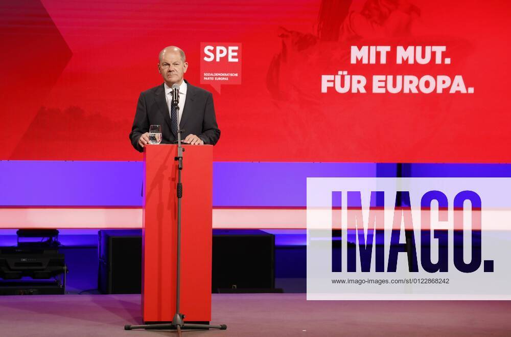 SPD-Kanzlerkandidat Olaf Scholz, Deutschland, Berlin, Mit Mut. Für Europa.SPE-Konferenz zur Zukunft Europas