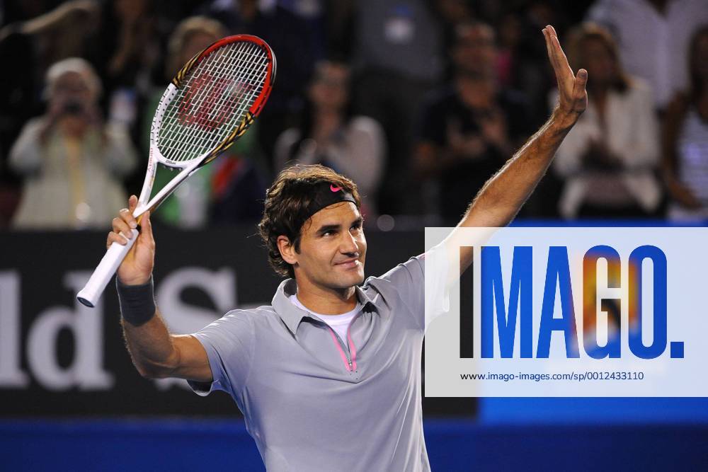 Roger Federer (SUI) TENNIS : Open d Australie - Melbourne - 19 01 2013 Bouyer Tennismag Panoramlc