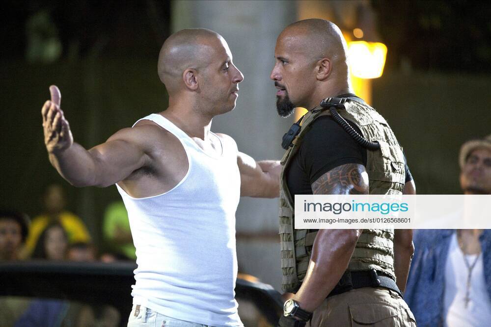 Vin Diesel & Dwayne Johnson Characters: Dominic Toretto, Hobbs Film: Fast Five; Fast & Furious 5 (USA 2011) Director: Justin Lin 15 April 2011